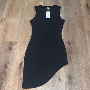 Black Sexy Cut Up Dress